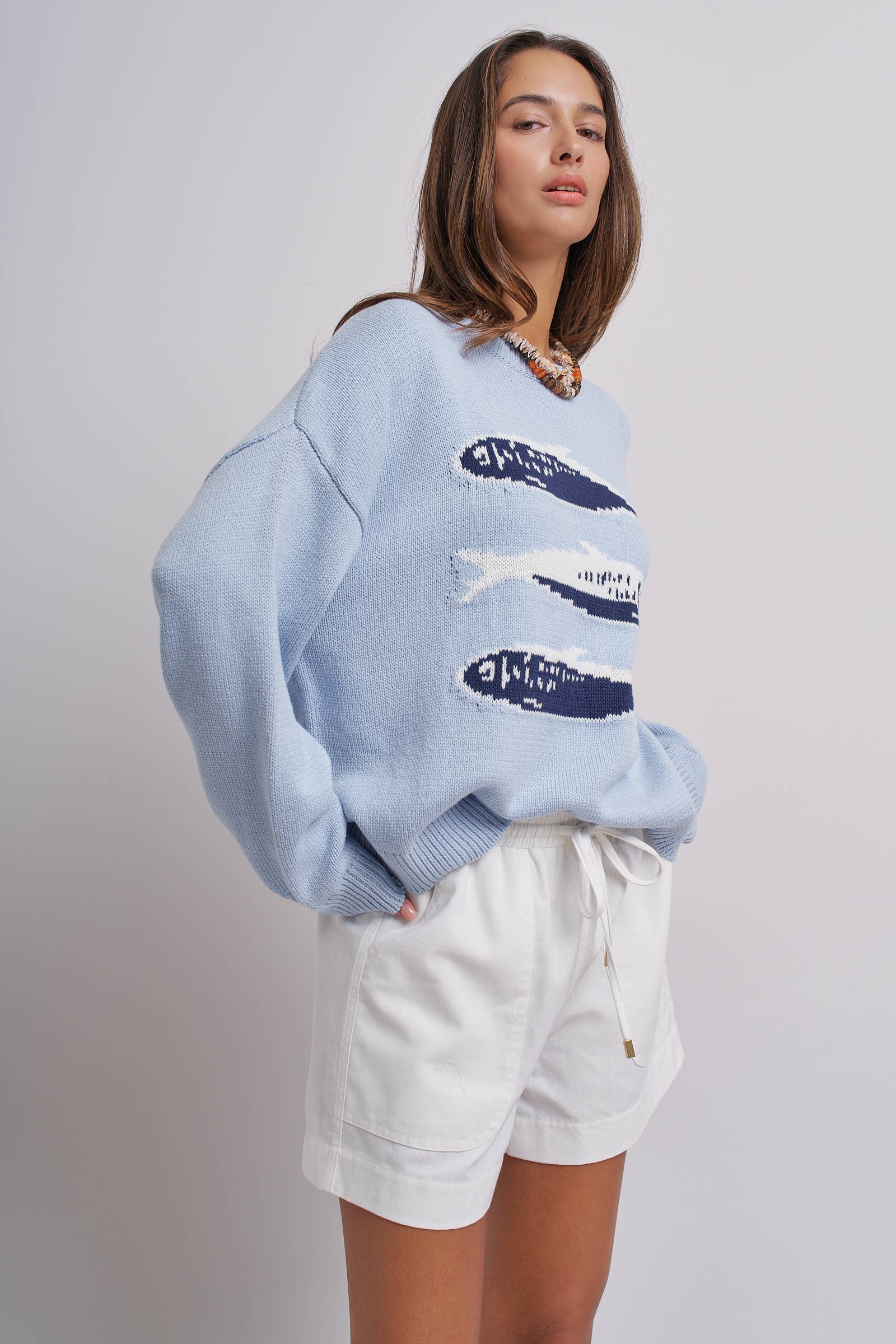 Off The Hook Knit Sweater