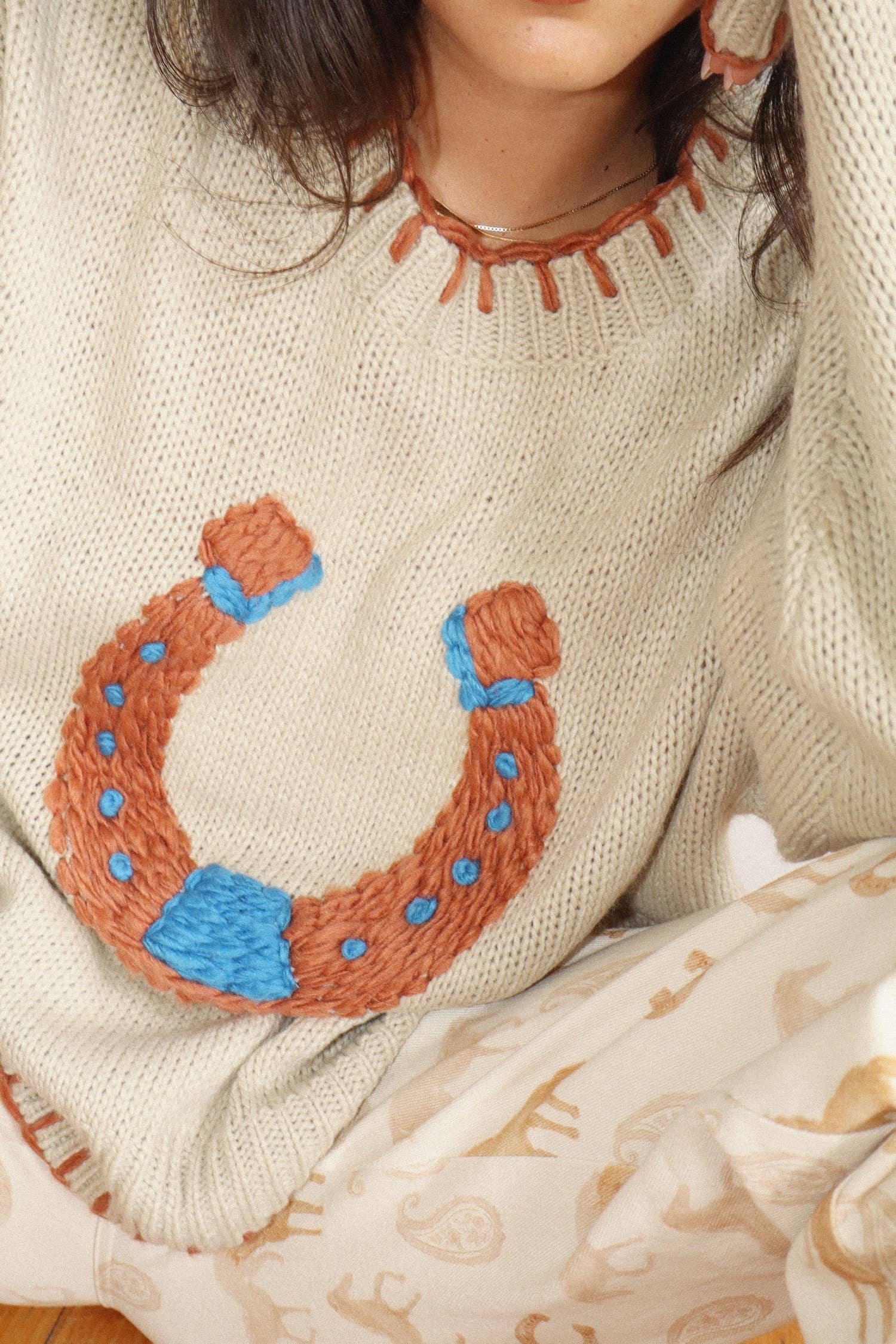 Lucky Stitch Sweater