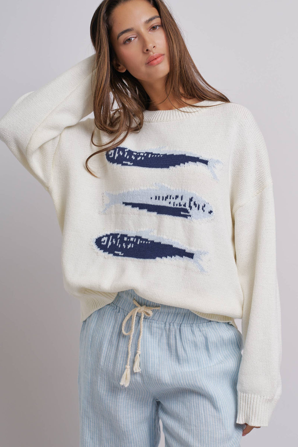 Off The Hook Knit Sweater
