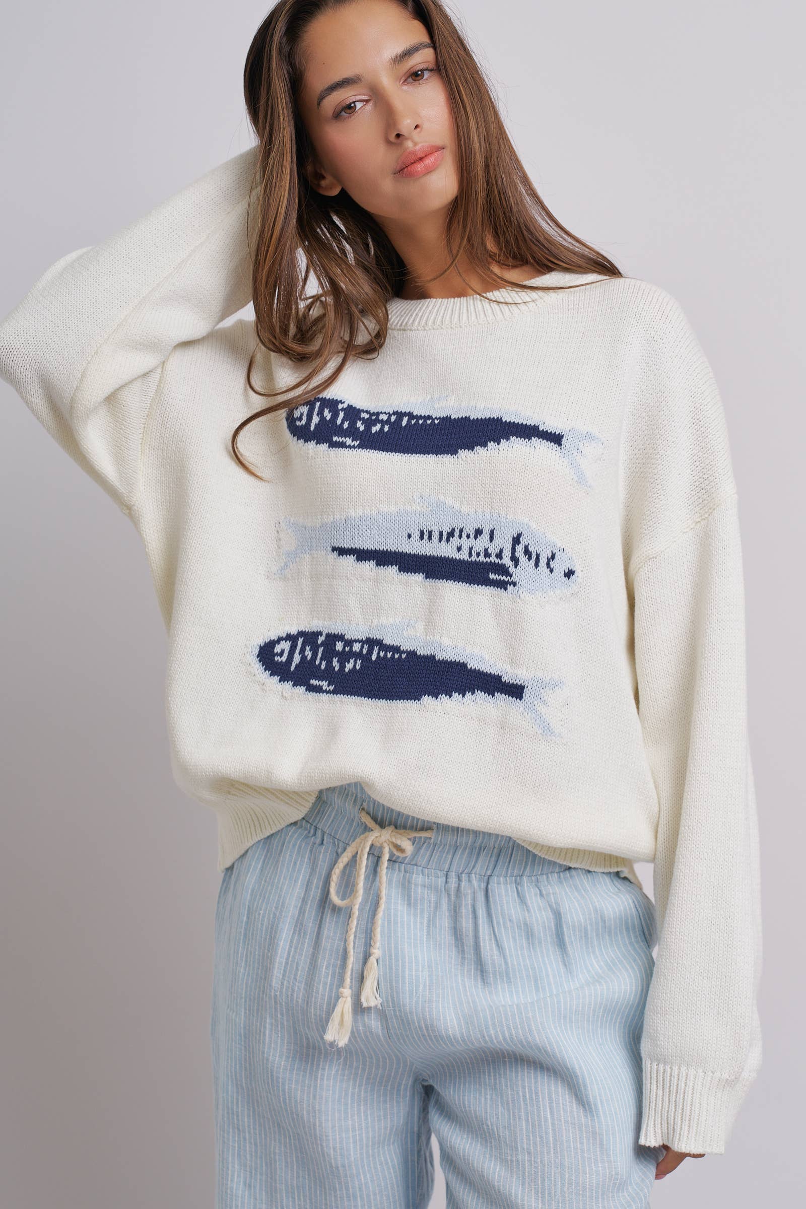 Off The Hook Knit Sweater