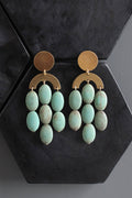David Aubrey Art Drop Turquoise Earrings