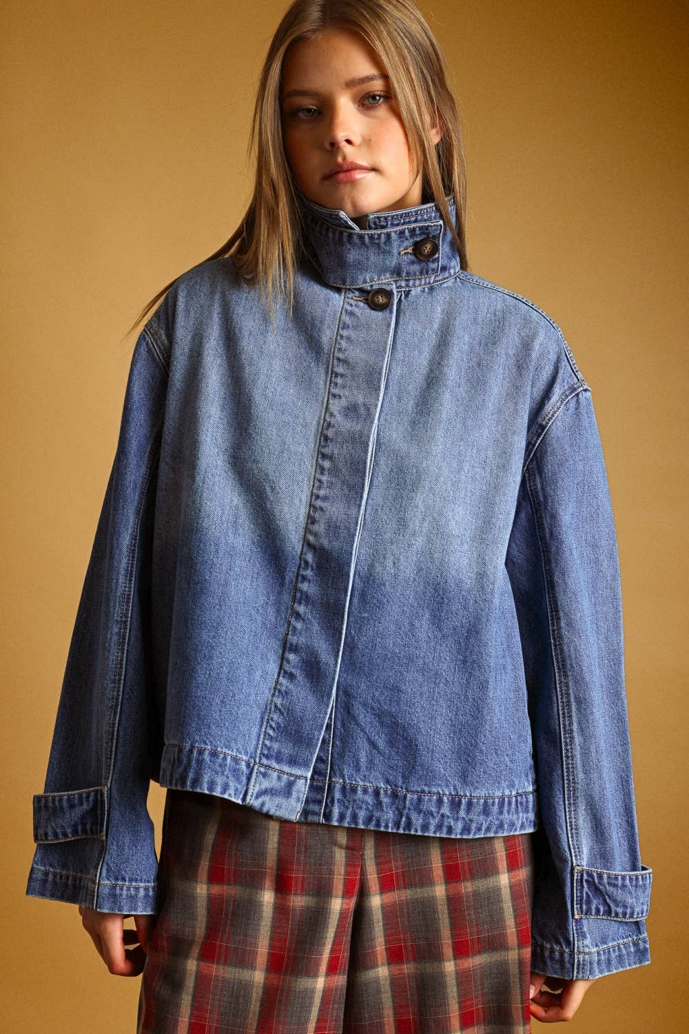 Mercer Denim Trench Jacket