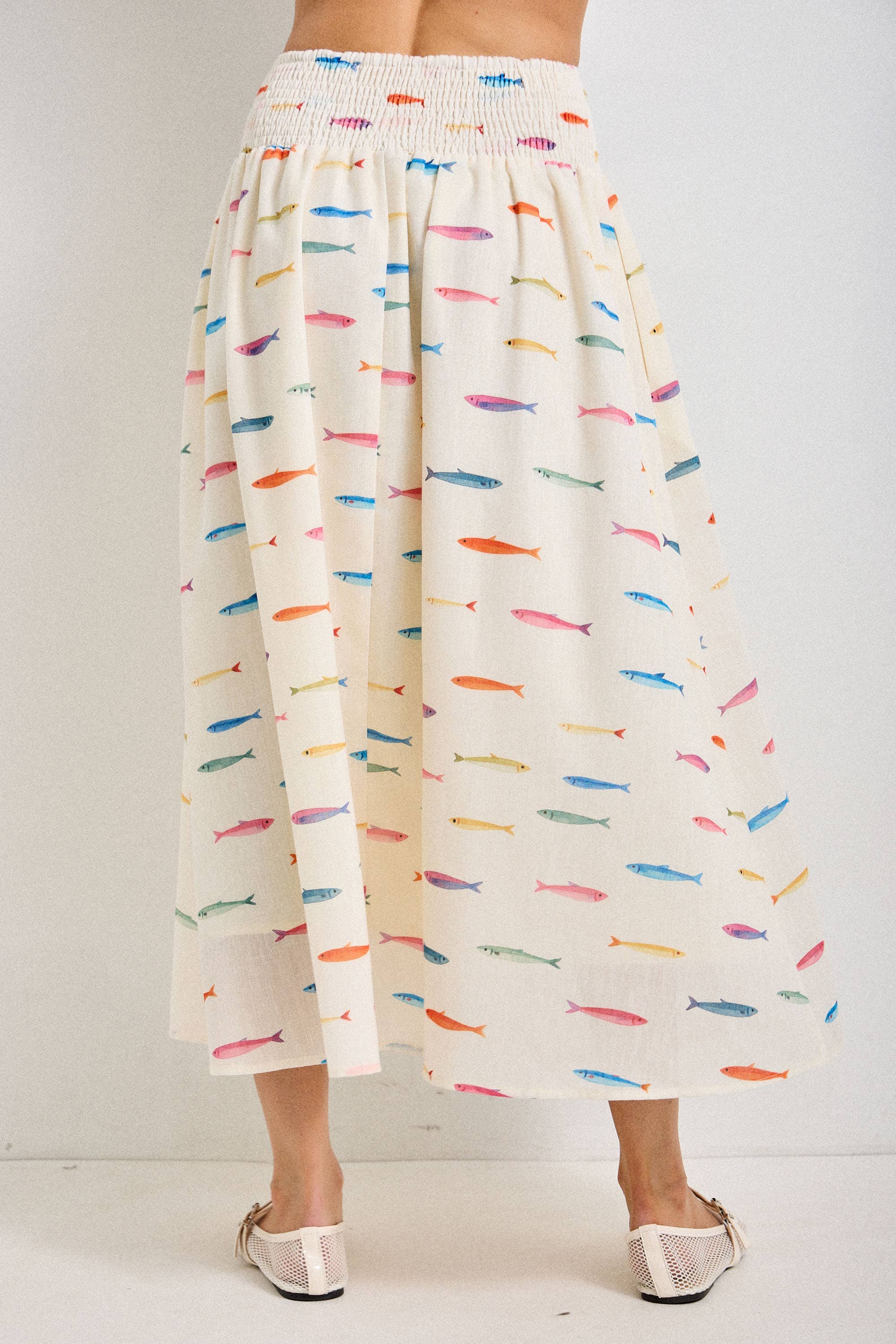 The Fish Market Midi Skirt