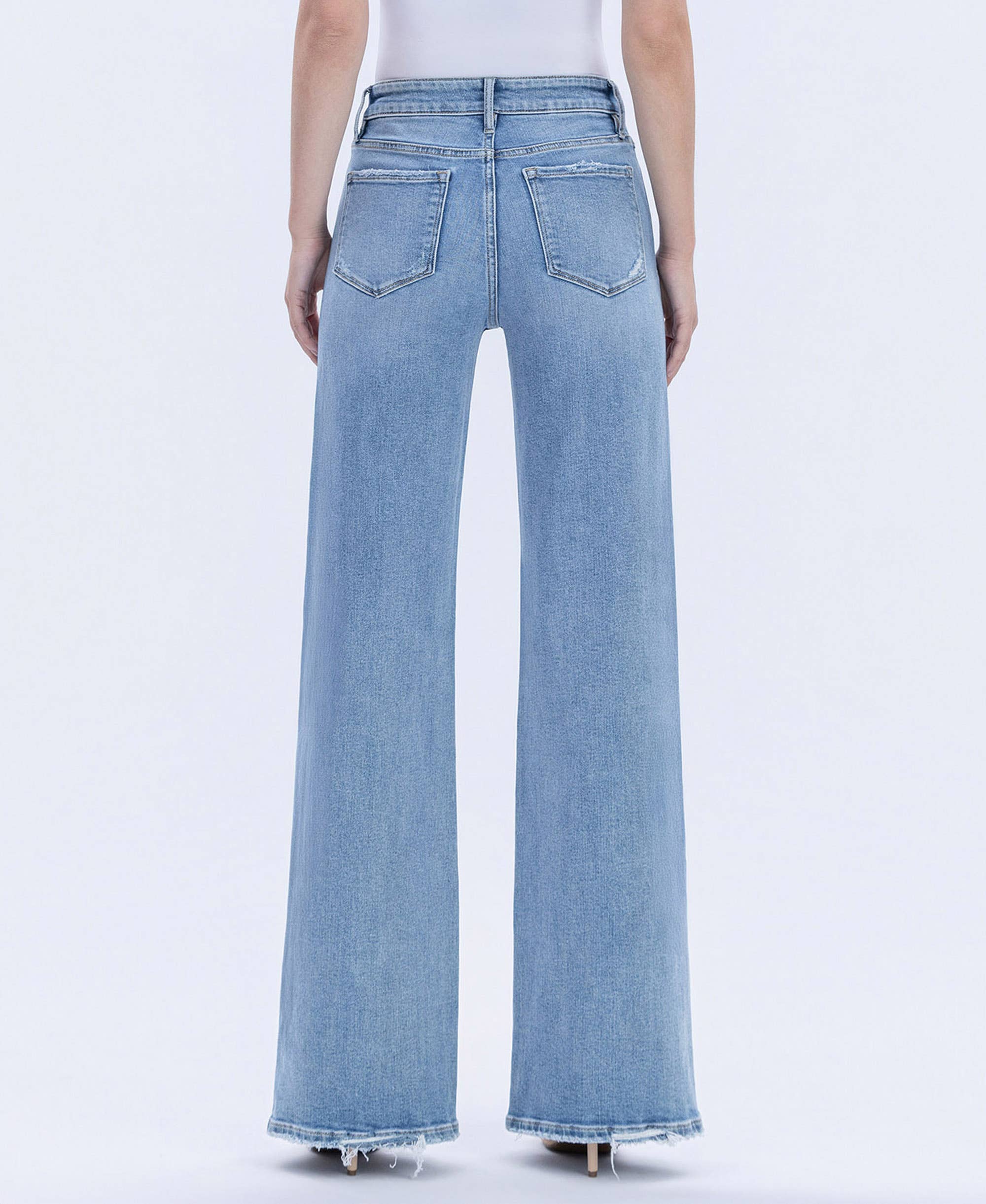 Hearten High Rise Wide Jeans