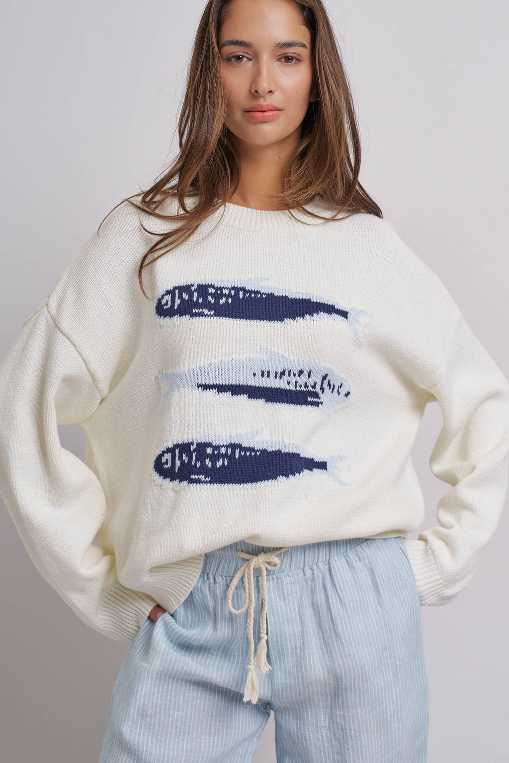 Off The Hook Knit Sweater