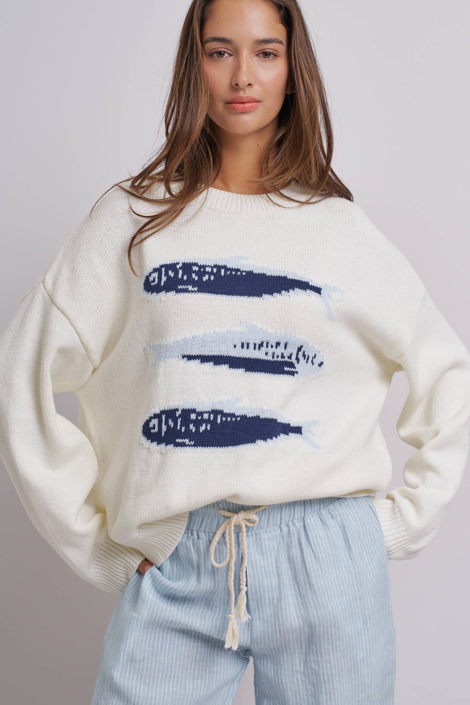 Off The Hook Knit Sweater