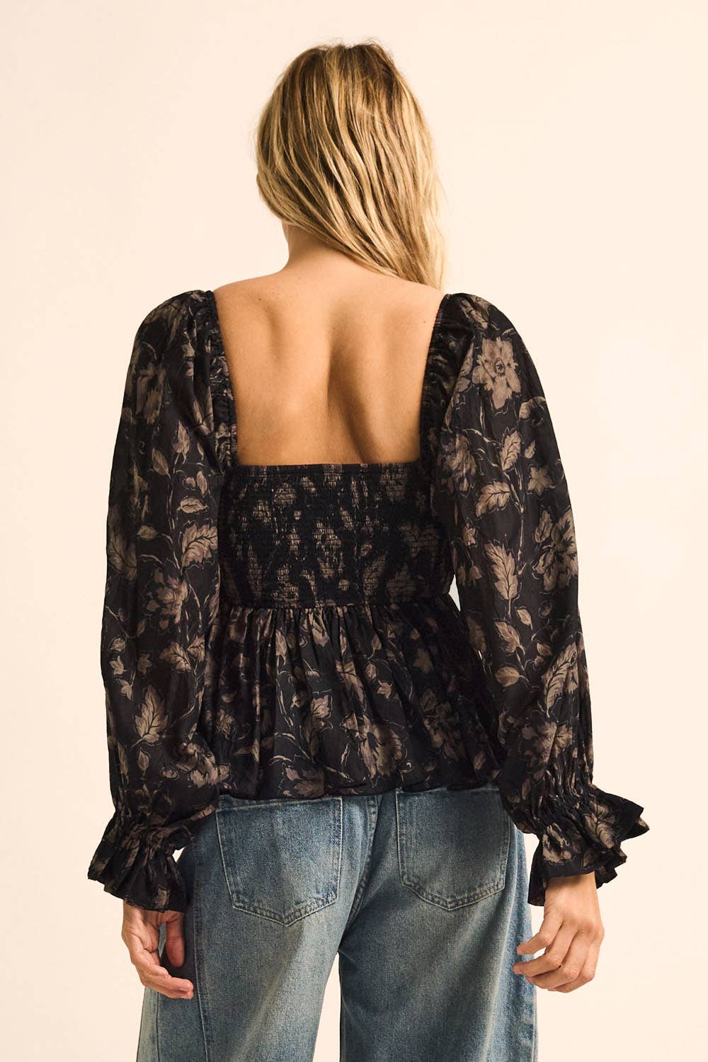 Wildflower Peplum Top