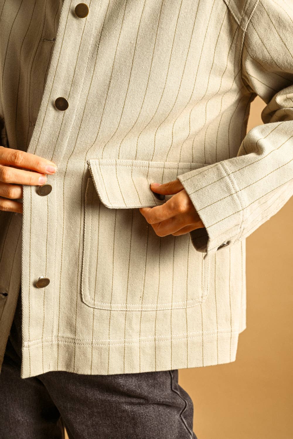 The Stable Stripe Barn Jacket
