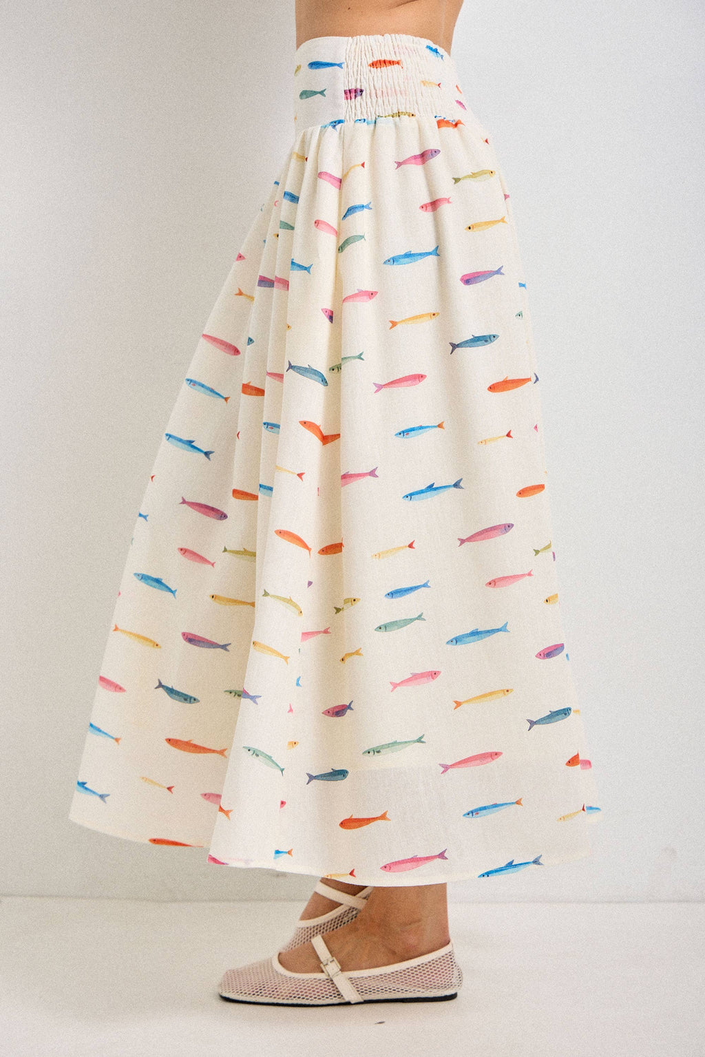 The Fish Market Midi Skirt