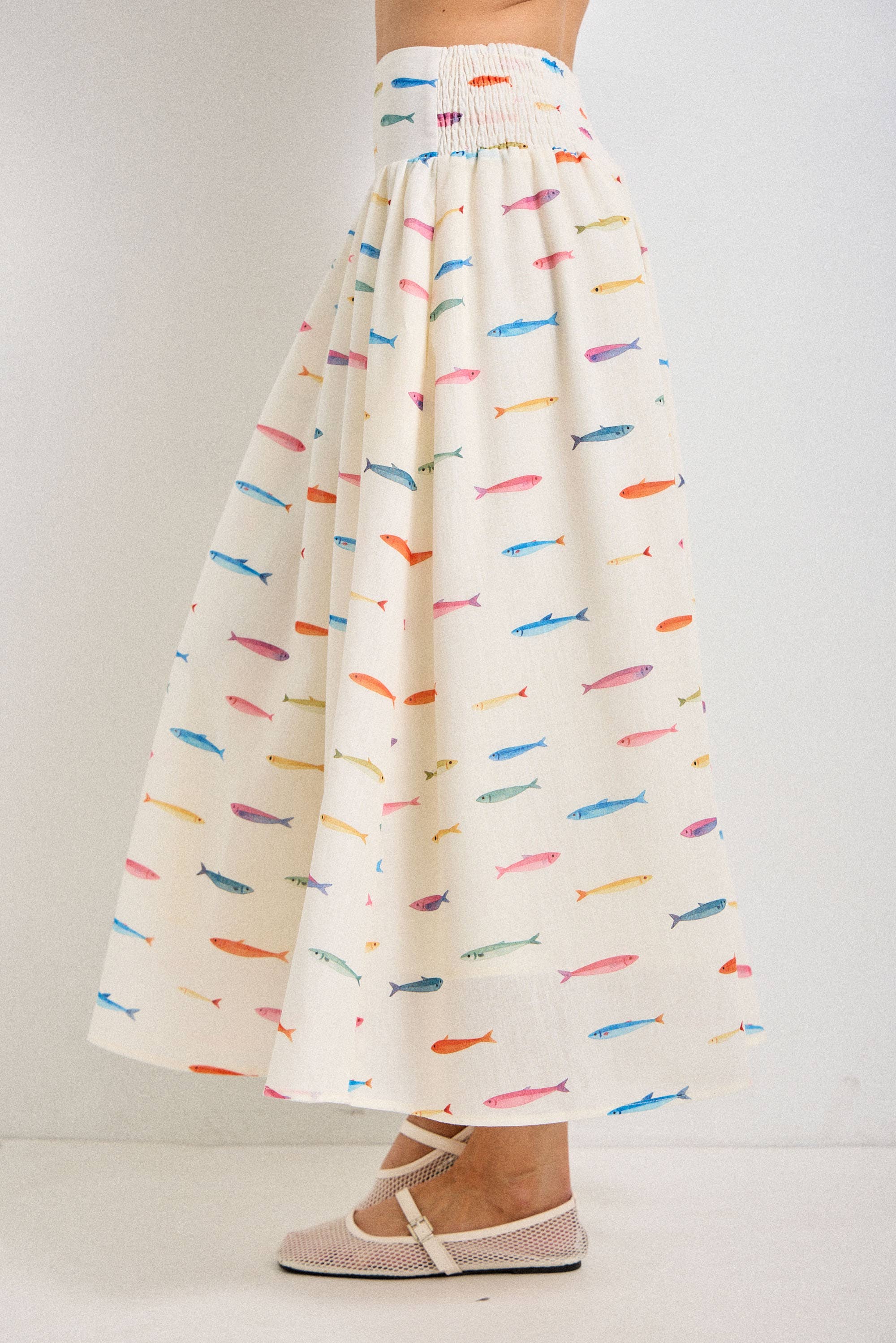 The Fish Market Midi Skirt