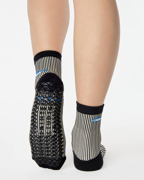 Black Sardines Ankle Grip Sock