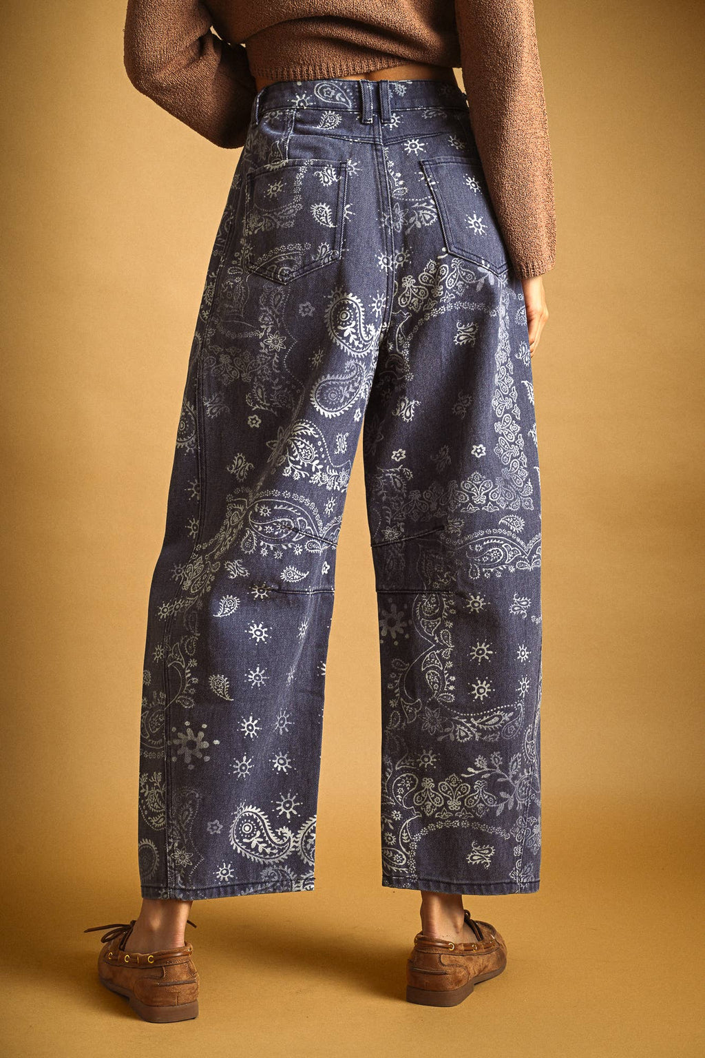 Paisly Barrel Pant