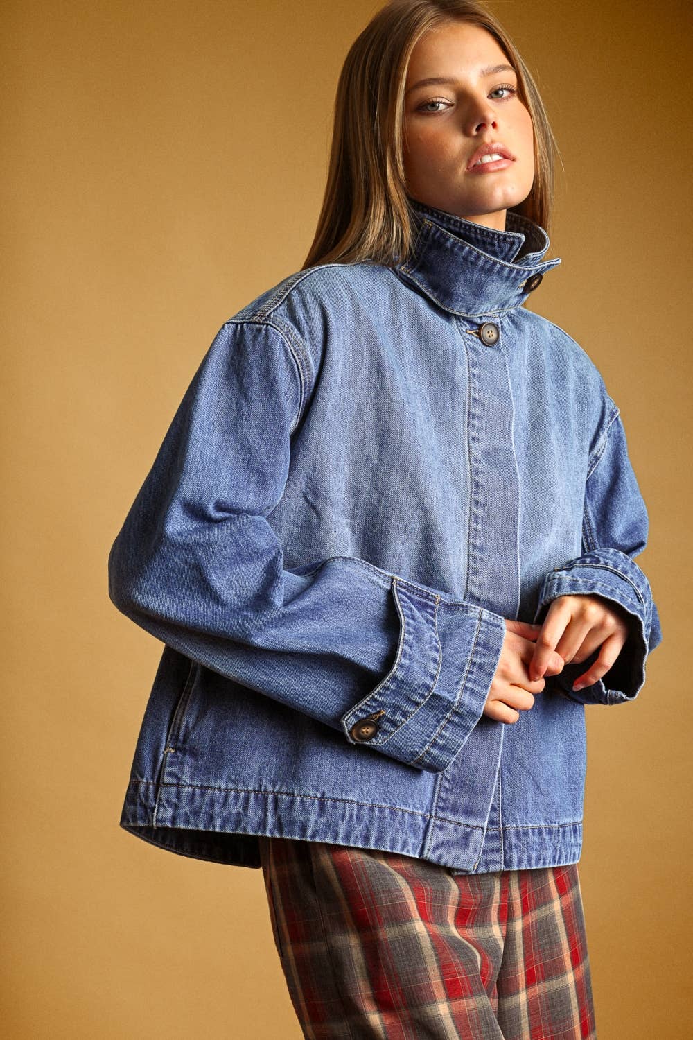 Mercer Denim Trench Jacket