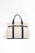 Navy Trim Canvas Boatkin Boat Bag