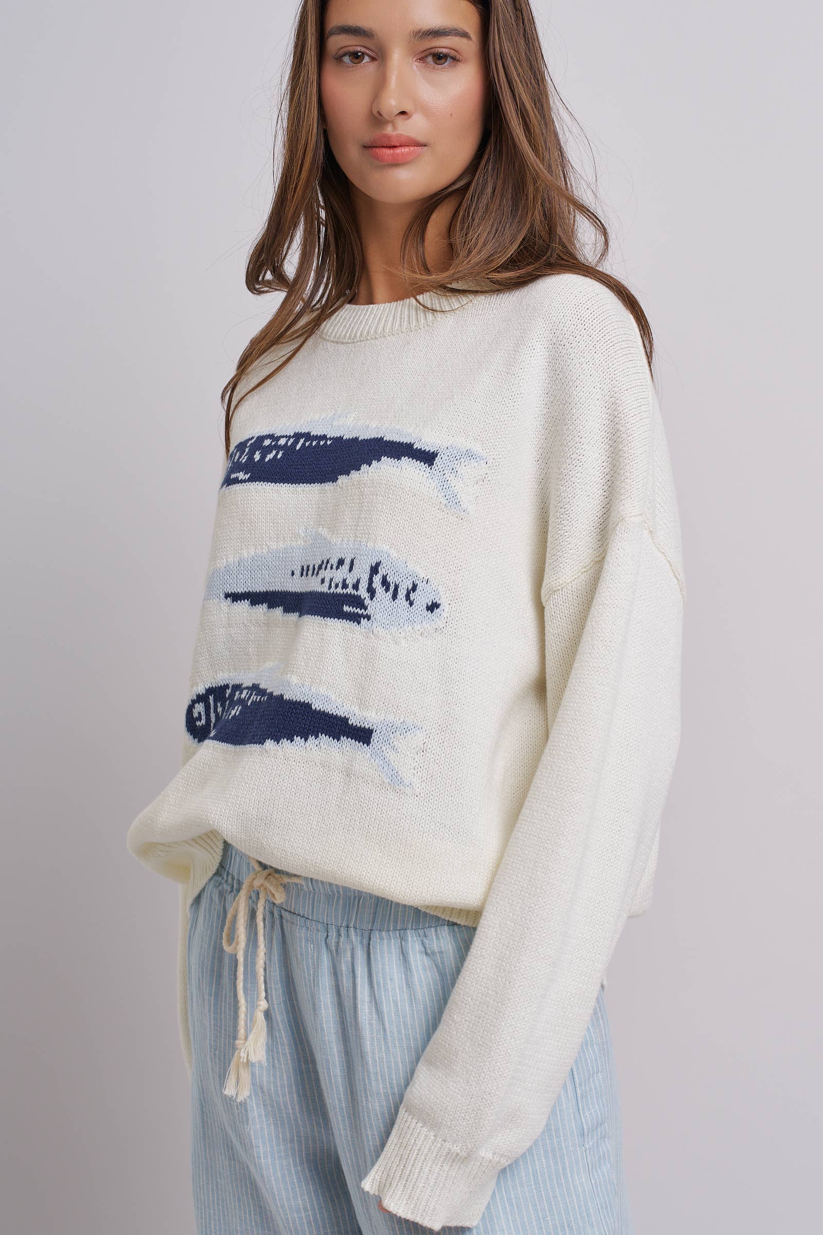Off The Hook Knit Sweater