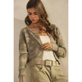 Camo Out Stitches Cardigan