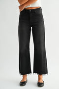 After Hours Wide Leg Black Jean