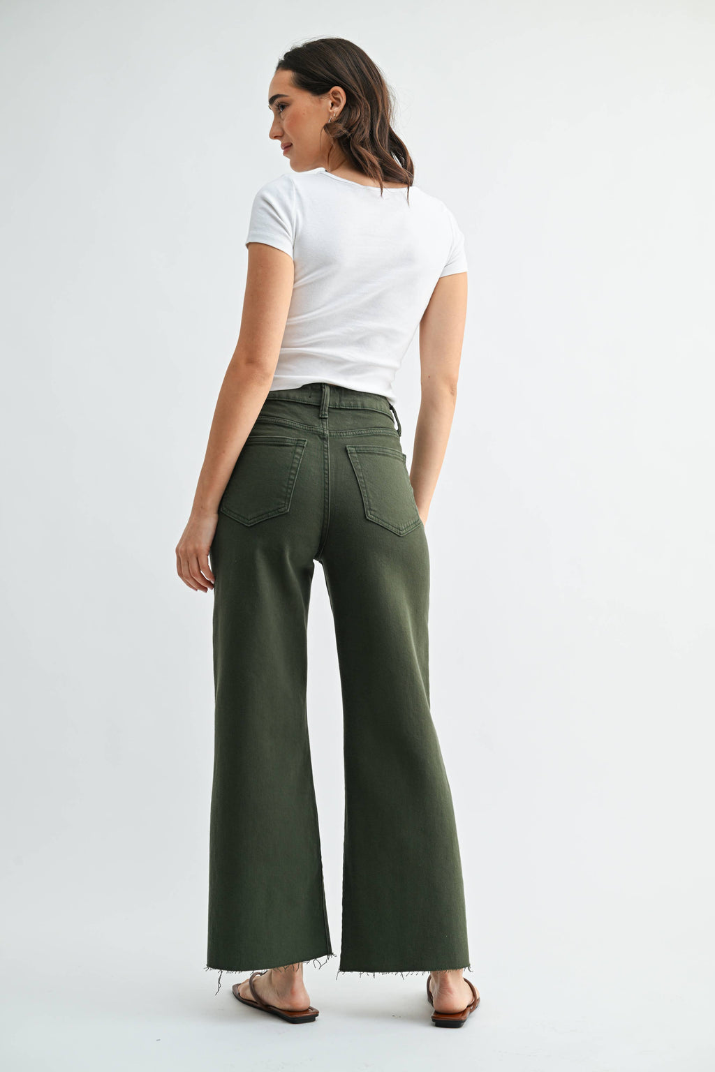 The Olive Theory Wide Leg Jean