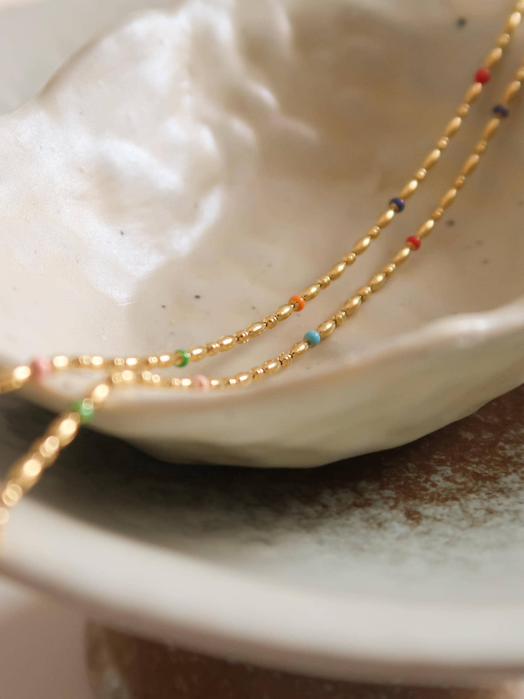 Golden Hour Beaded Necklace
