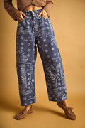 Paisly Barrel Pant