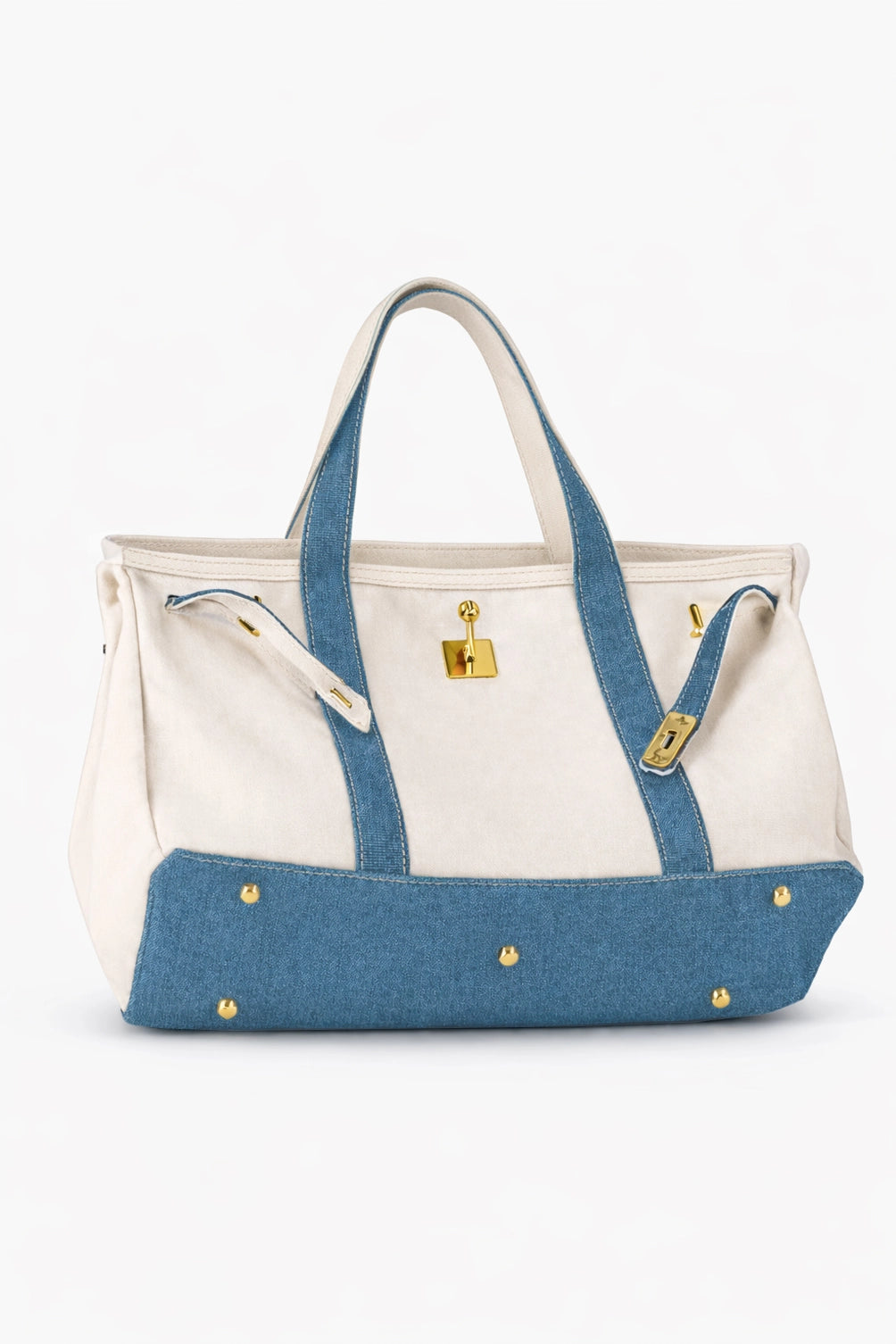 Denim Trim Canvas Boatkin Boat Bag