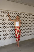 Tomato Midi Skirt