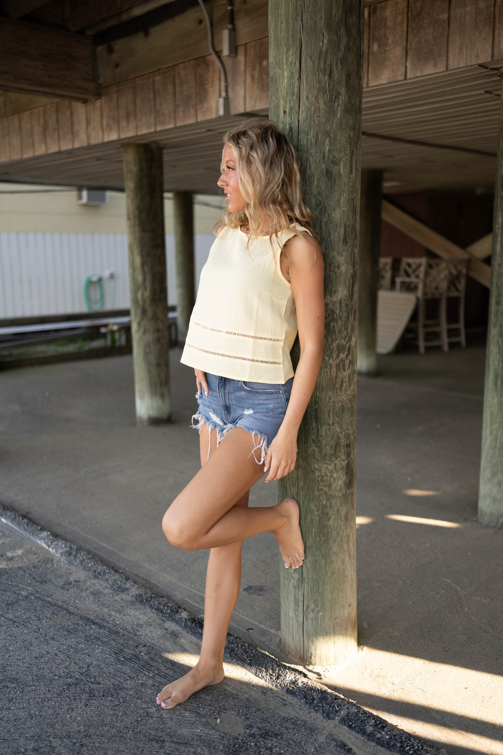 Lemon Solstice Top