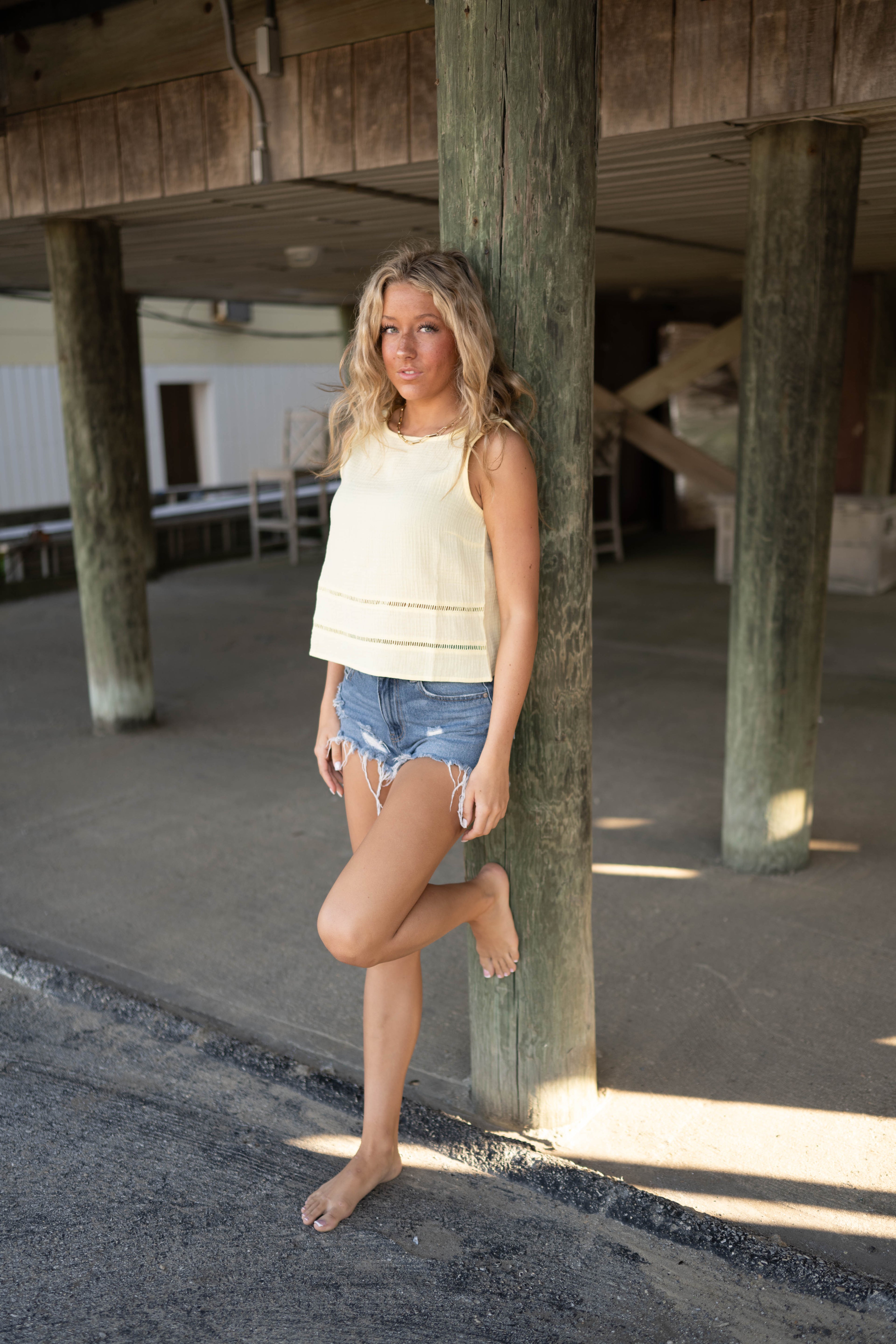 Lemon Solstice Top