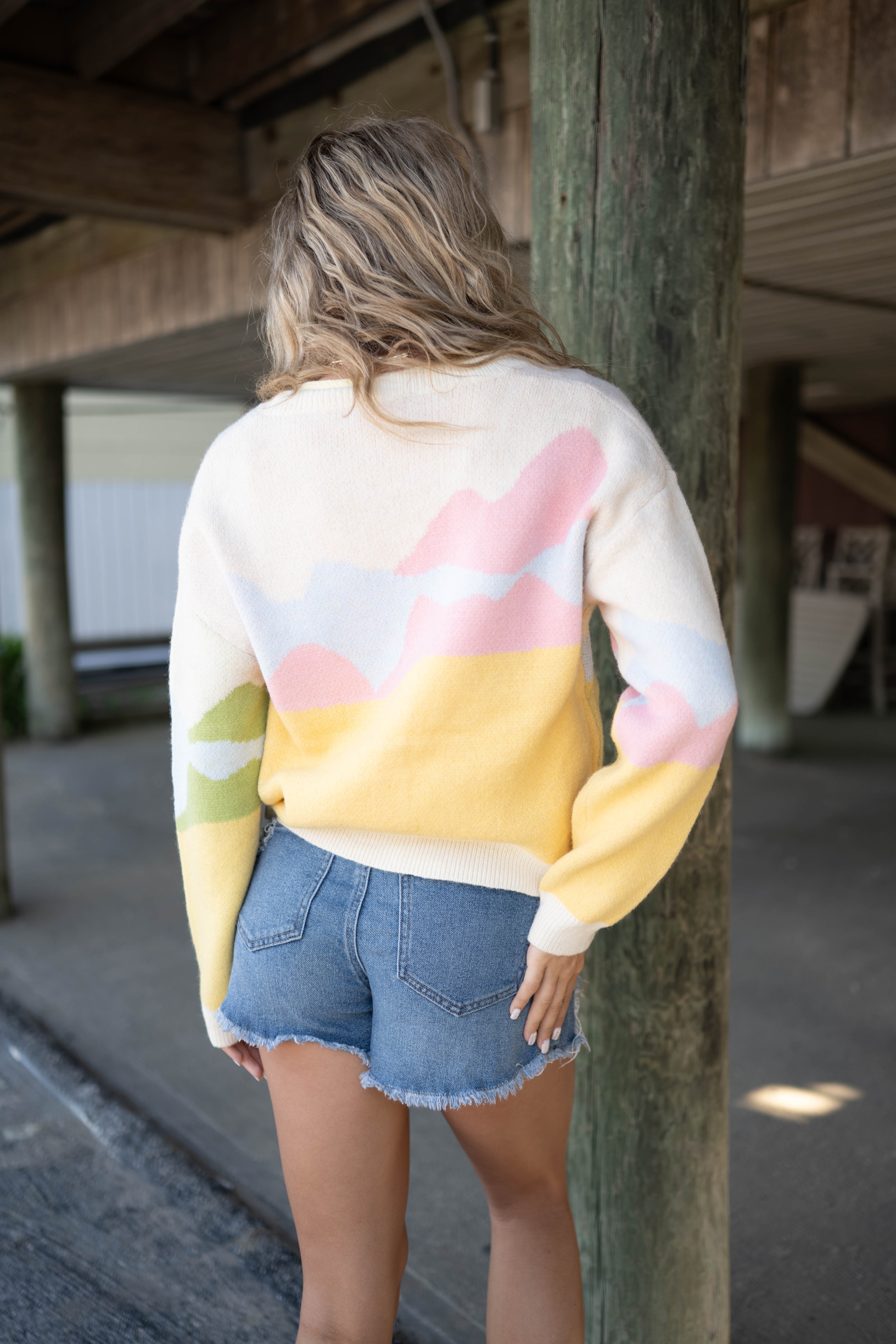 Landscape Horse Knit Cardigan