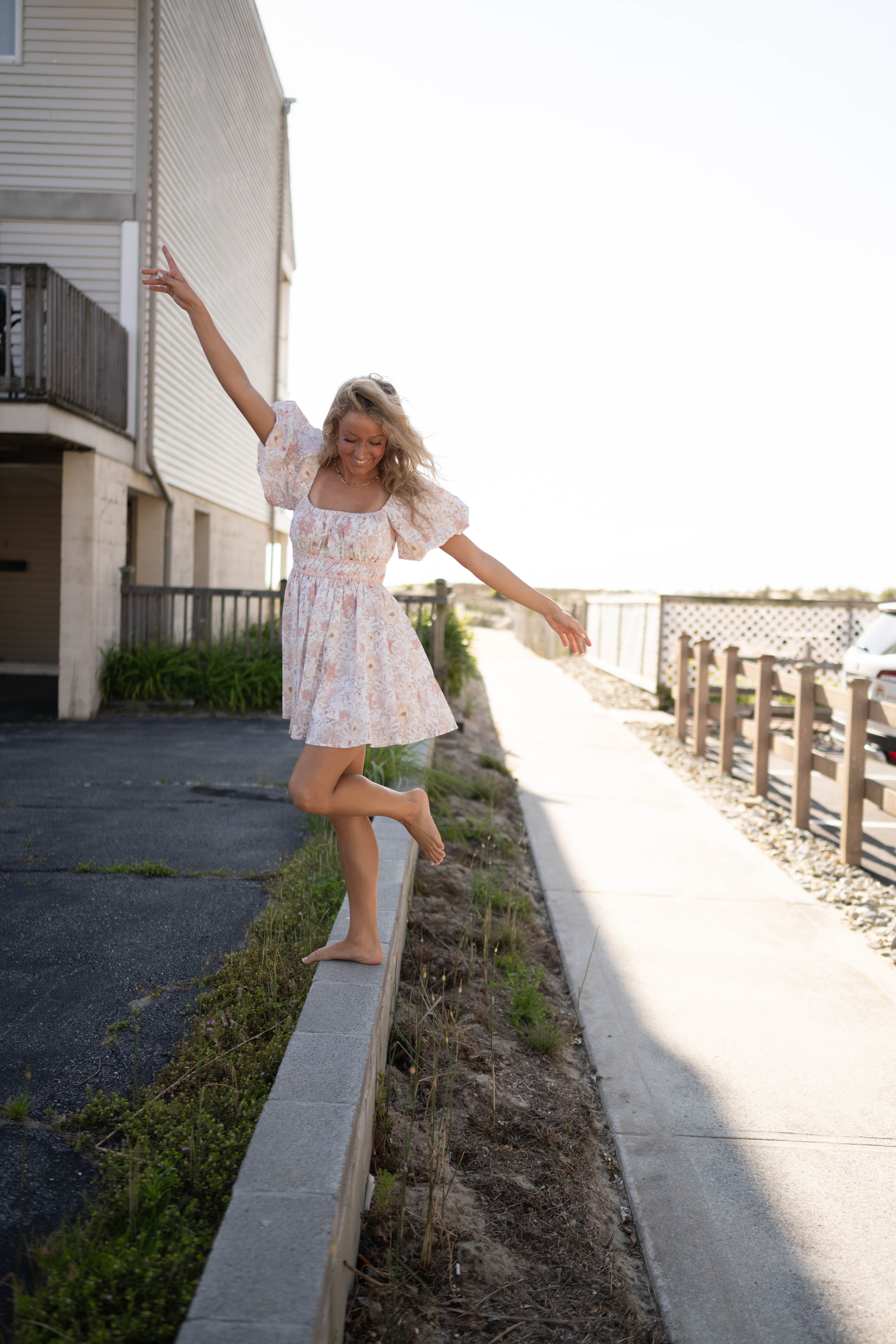 Elise Floral Mini Dress