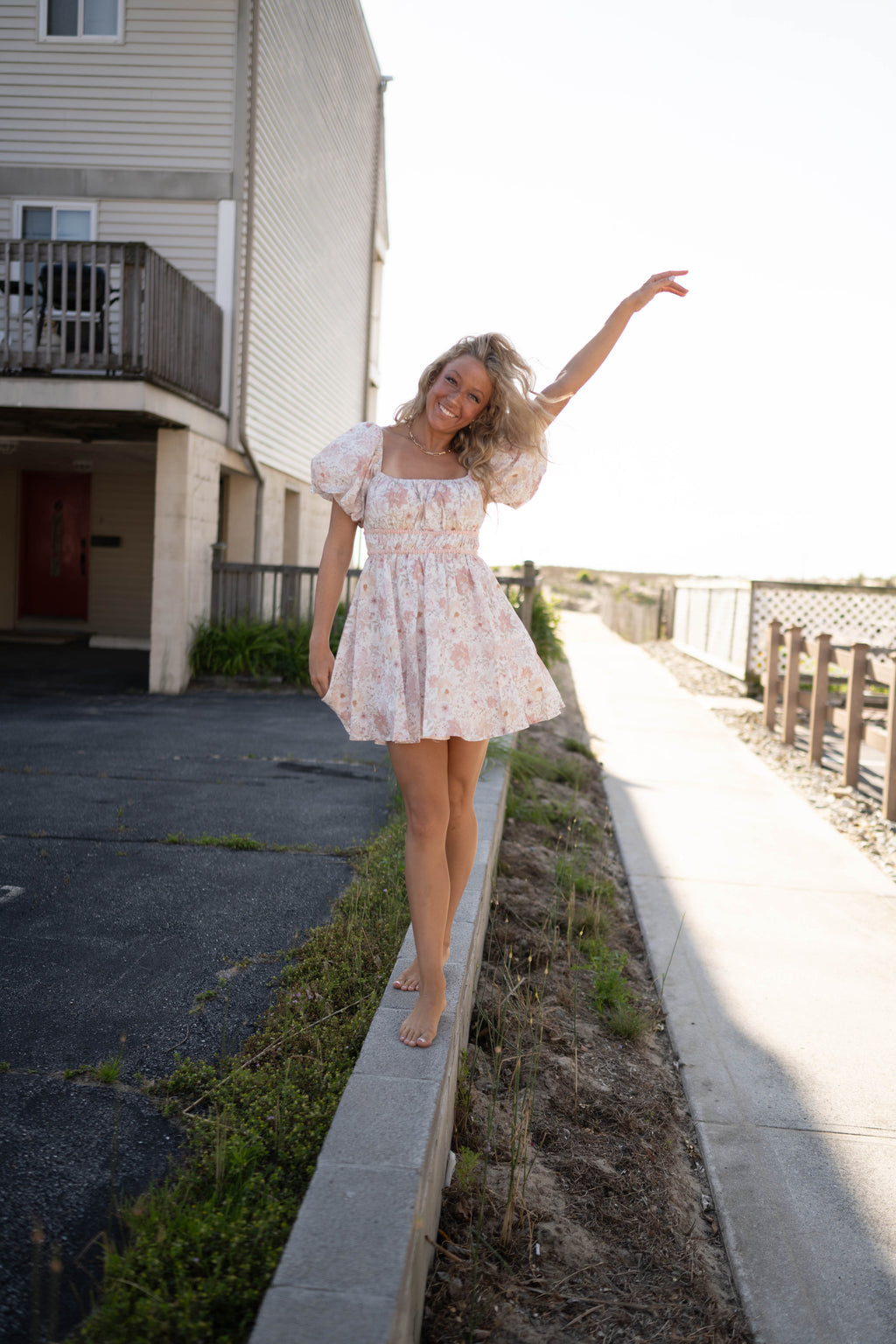 Elise Floral Mini Dress