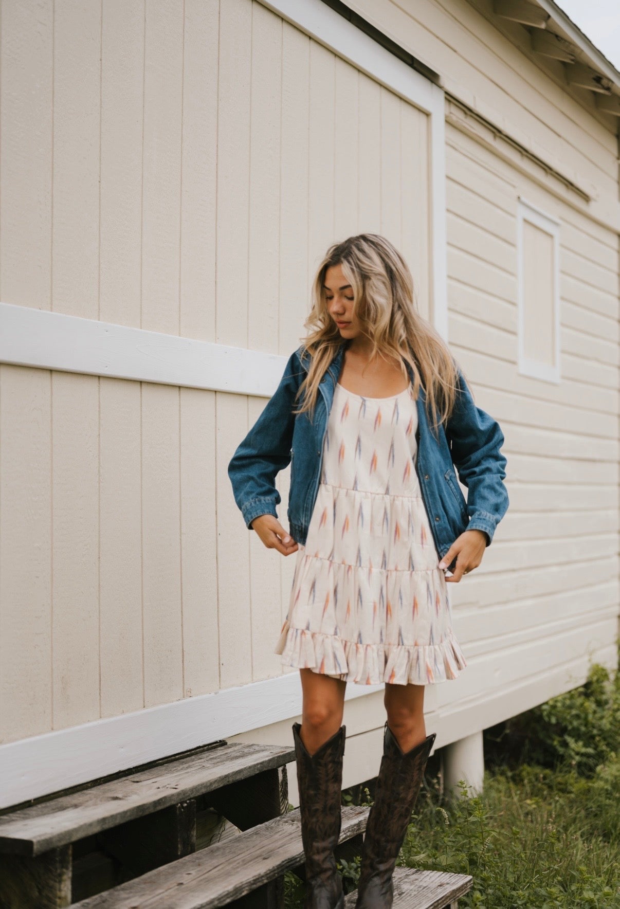 Denim Bomber Jacket