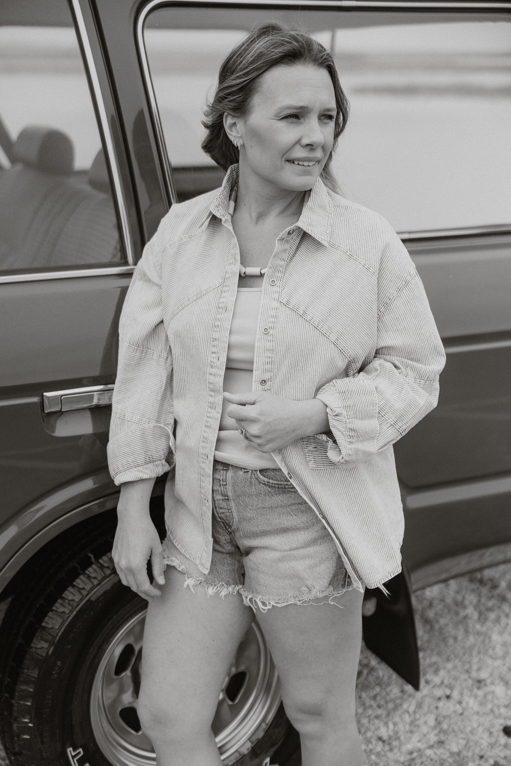 Light Indigo Chambray Button Down Shirt