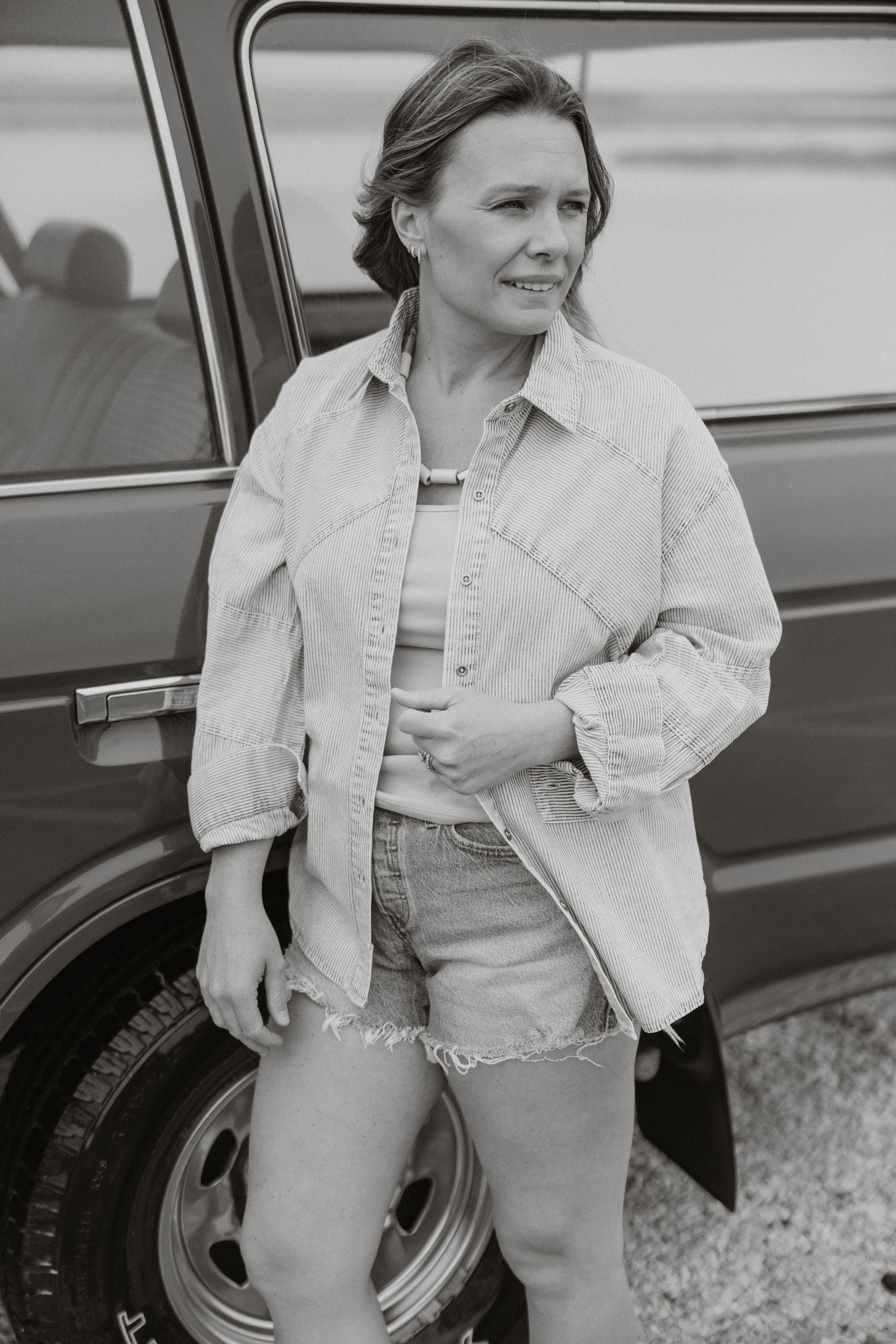 Light Indigo Chambray Button Down Shirt