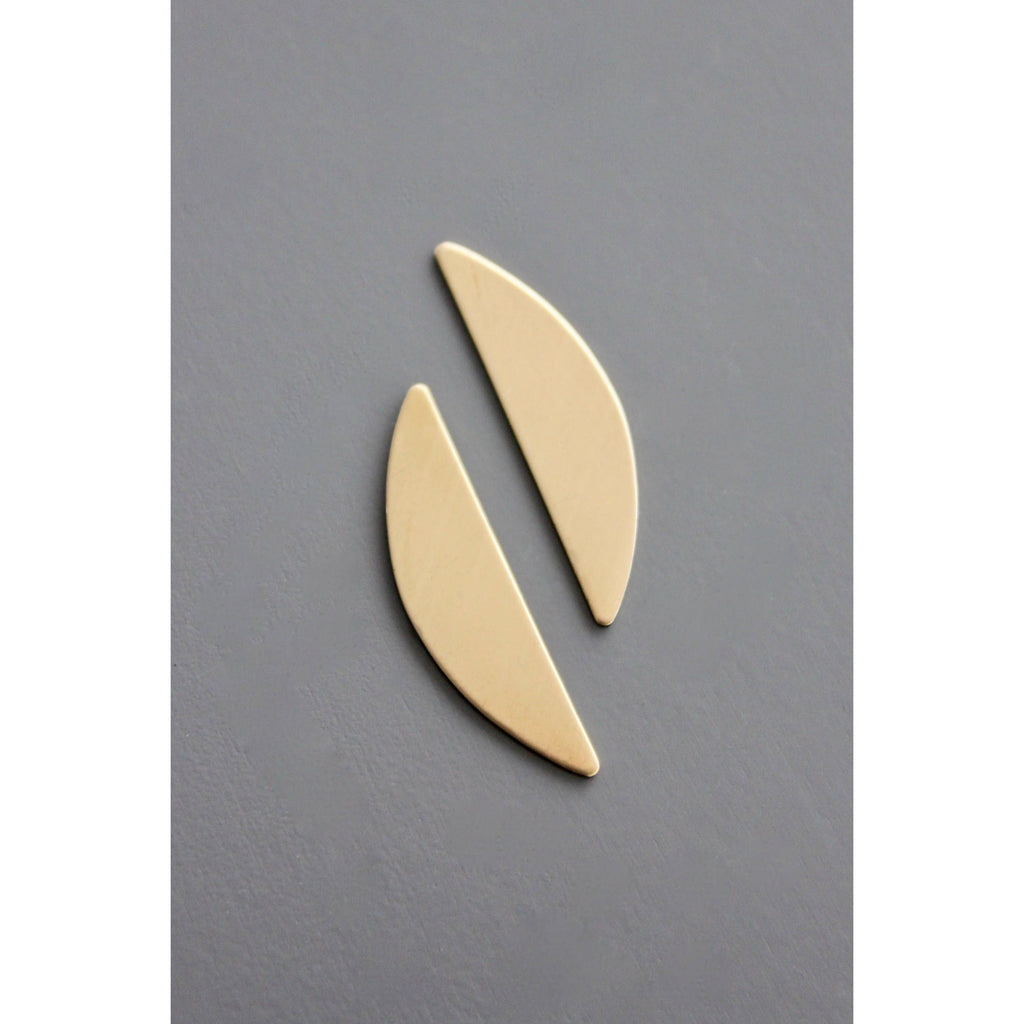 David Aubrey Half Moon Earrings
