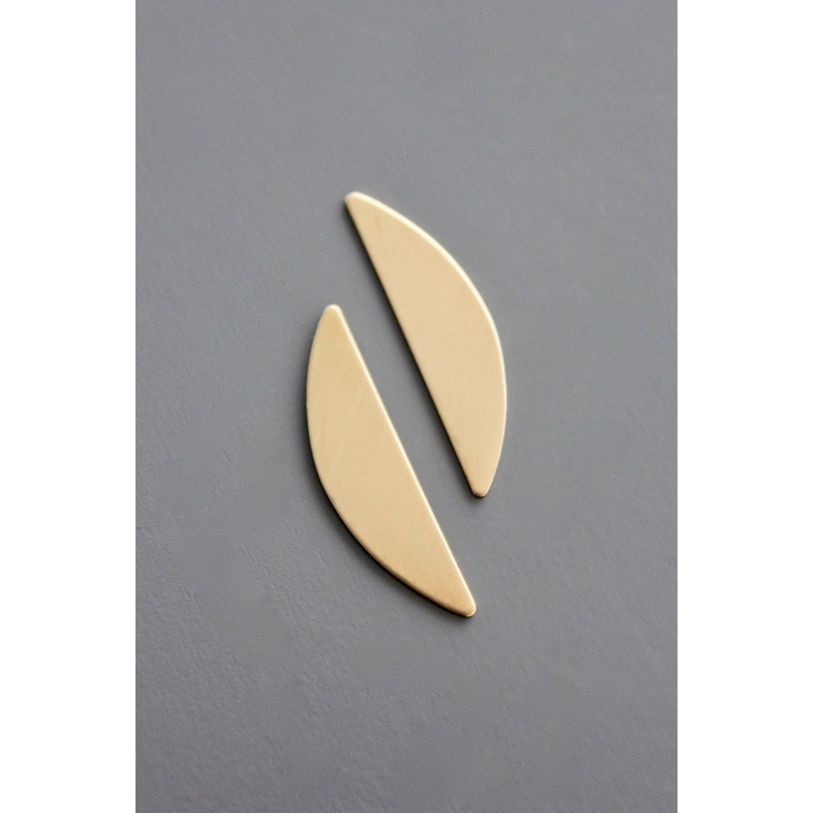 David Aubrey Half Moon Earrings