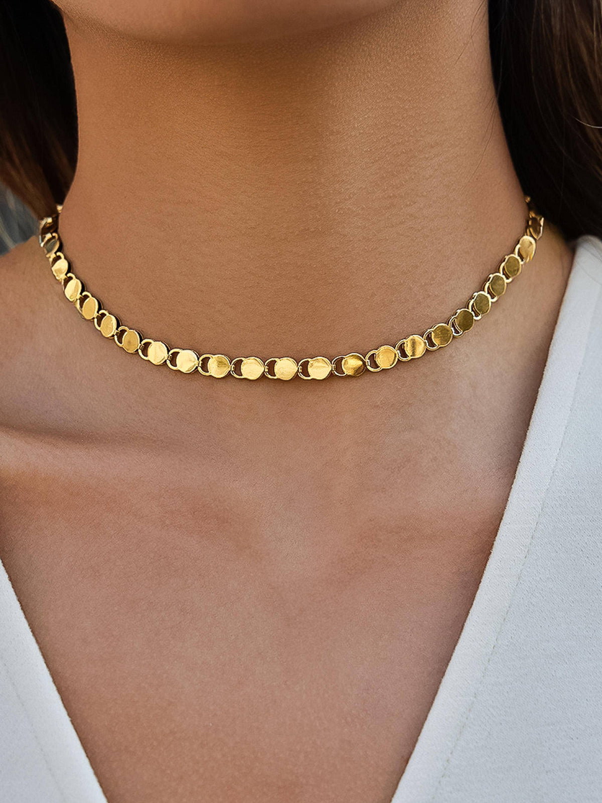 The Disc Link Necklace