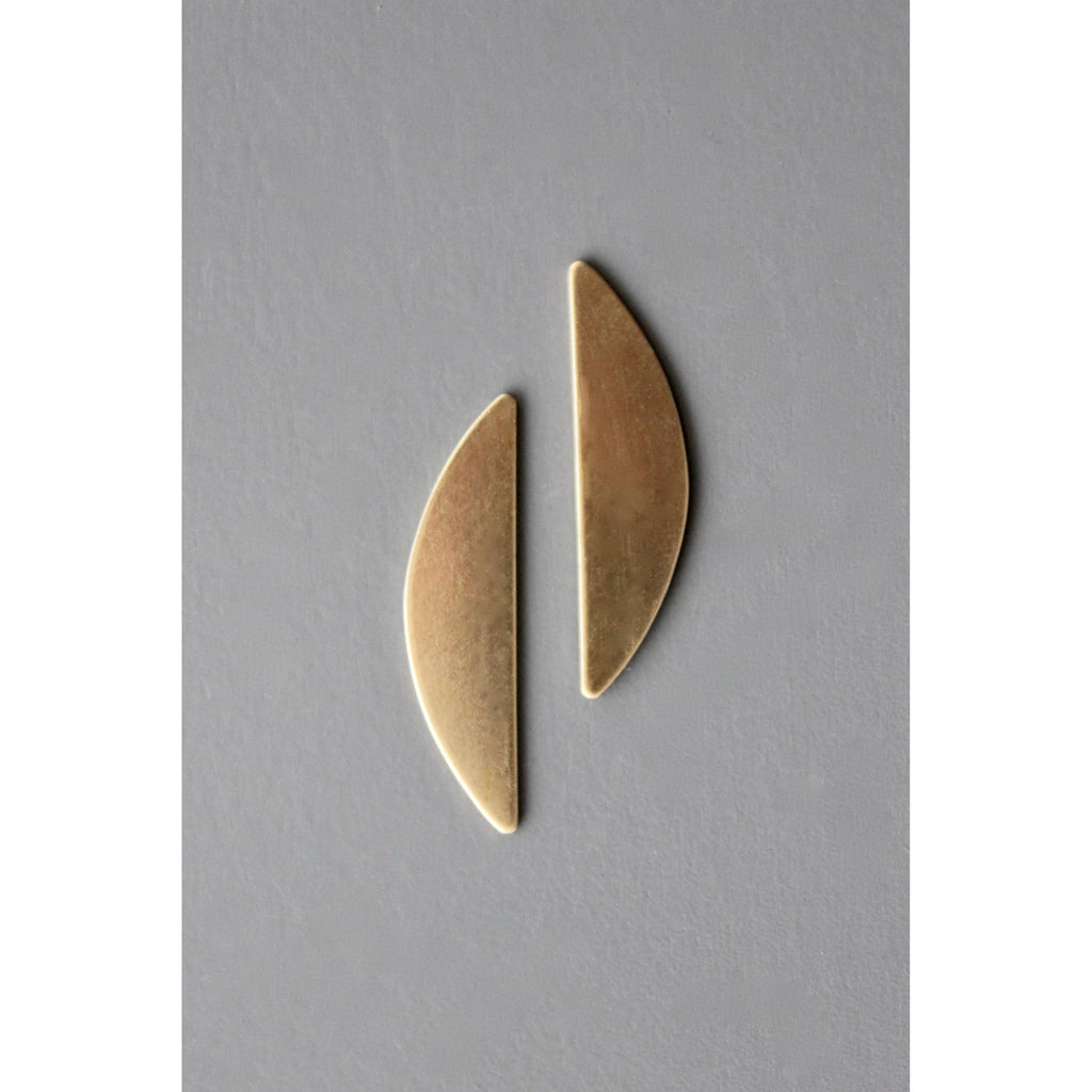 David Aubrey Half Moon Earrings