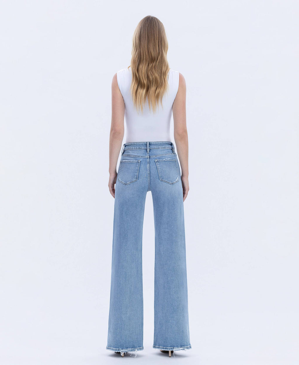 Hearten High Rise Wide Jeans