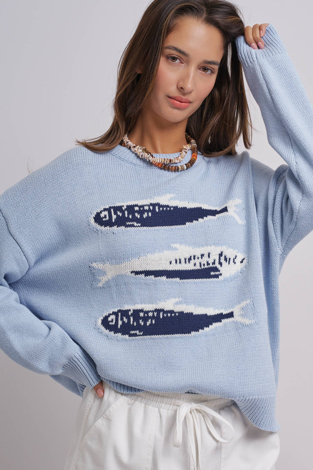 Off The Hook Knit Sweater
