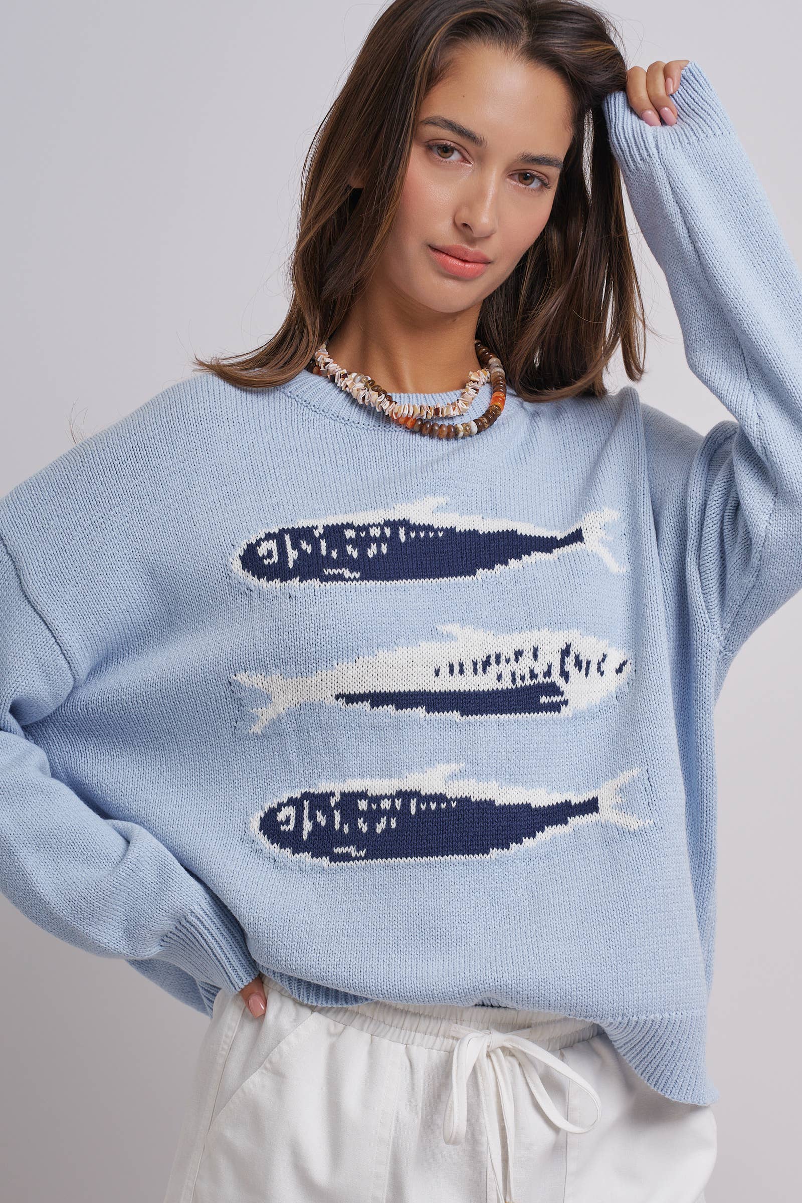 Off The Hook Knit Sweater