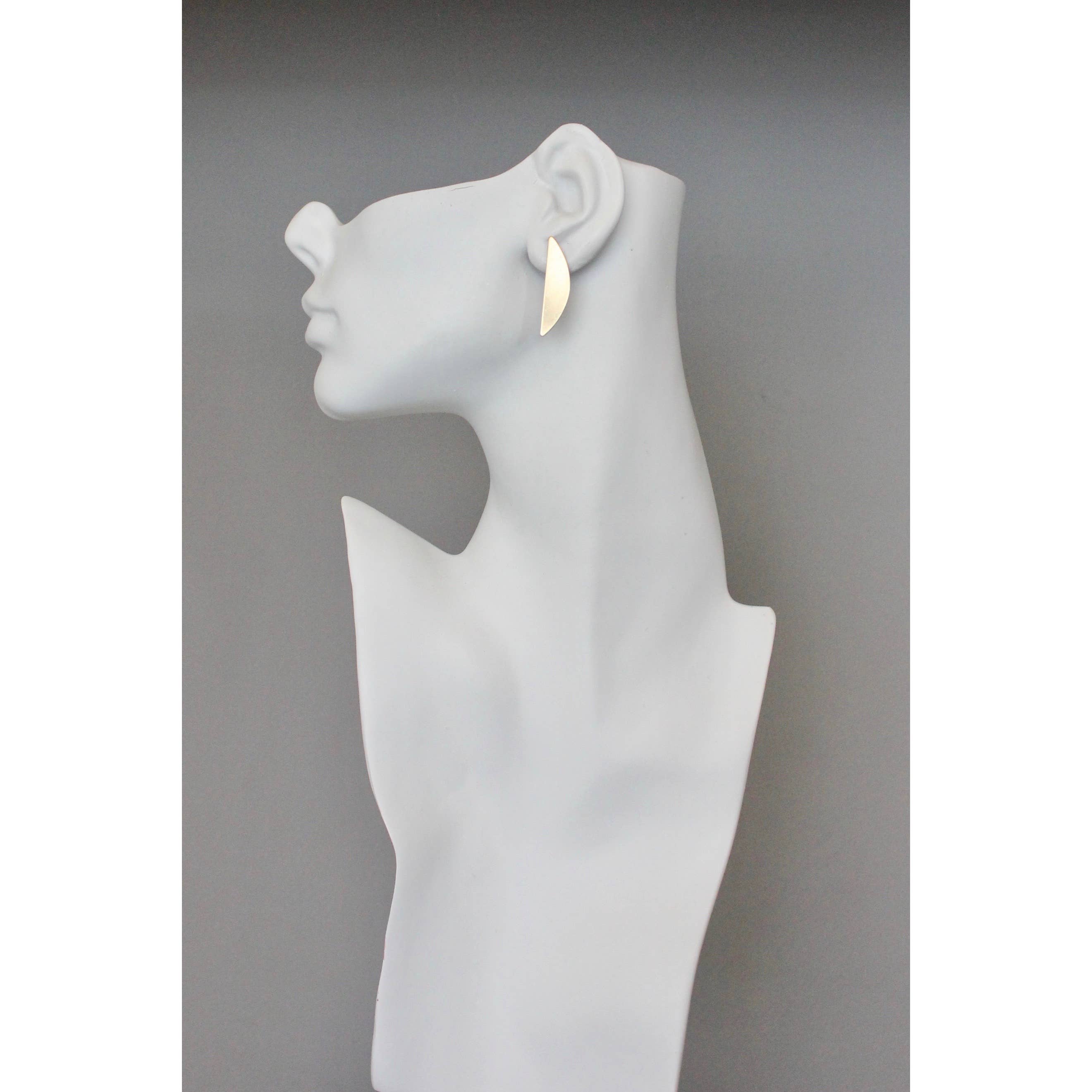 David Aubrey Half Moon Earrings