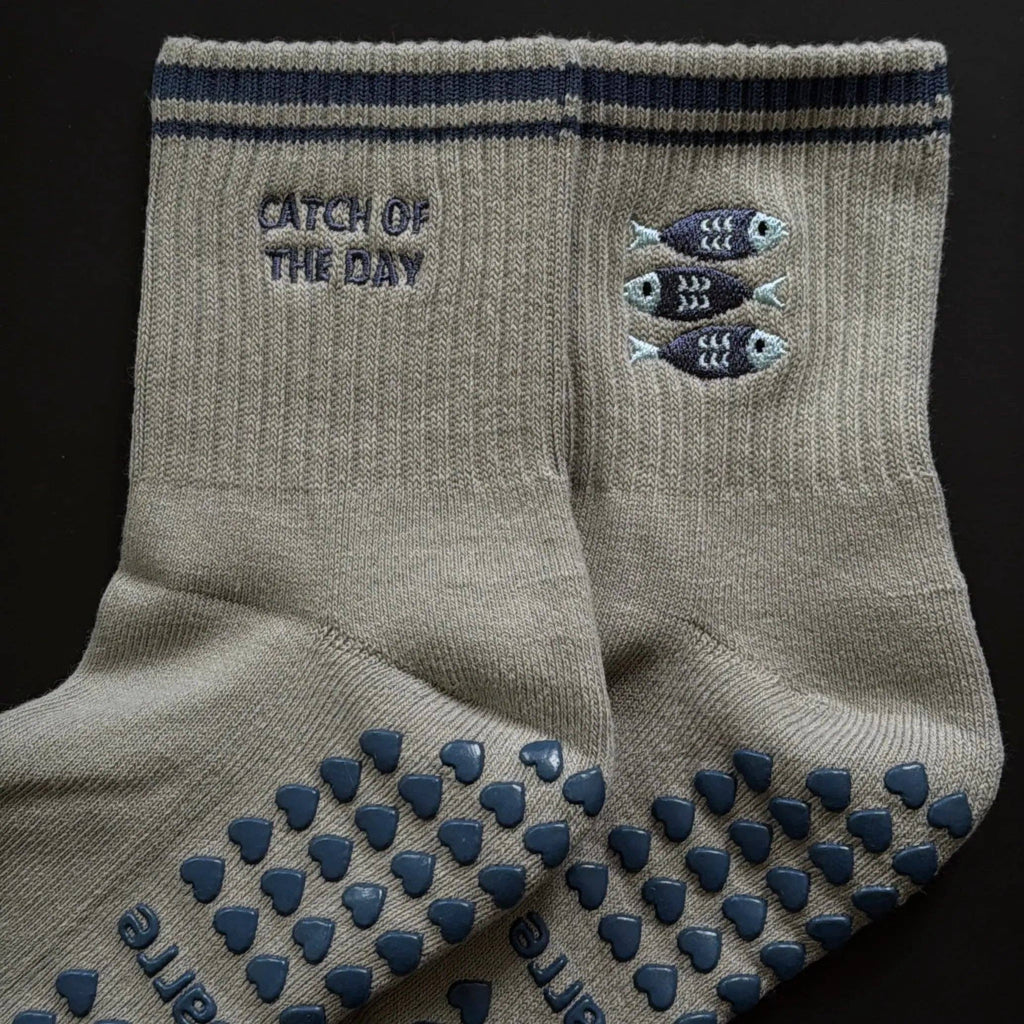 Catch of the Day Grip Socks