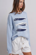 Off The Hook Knit Sweater
