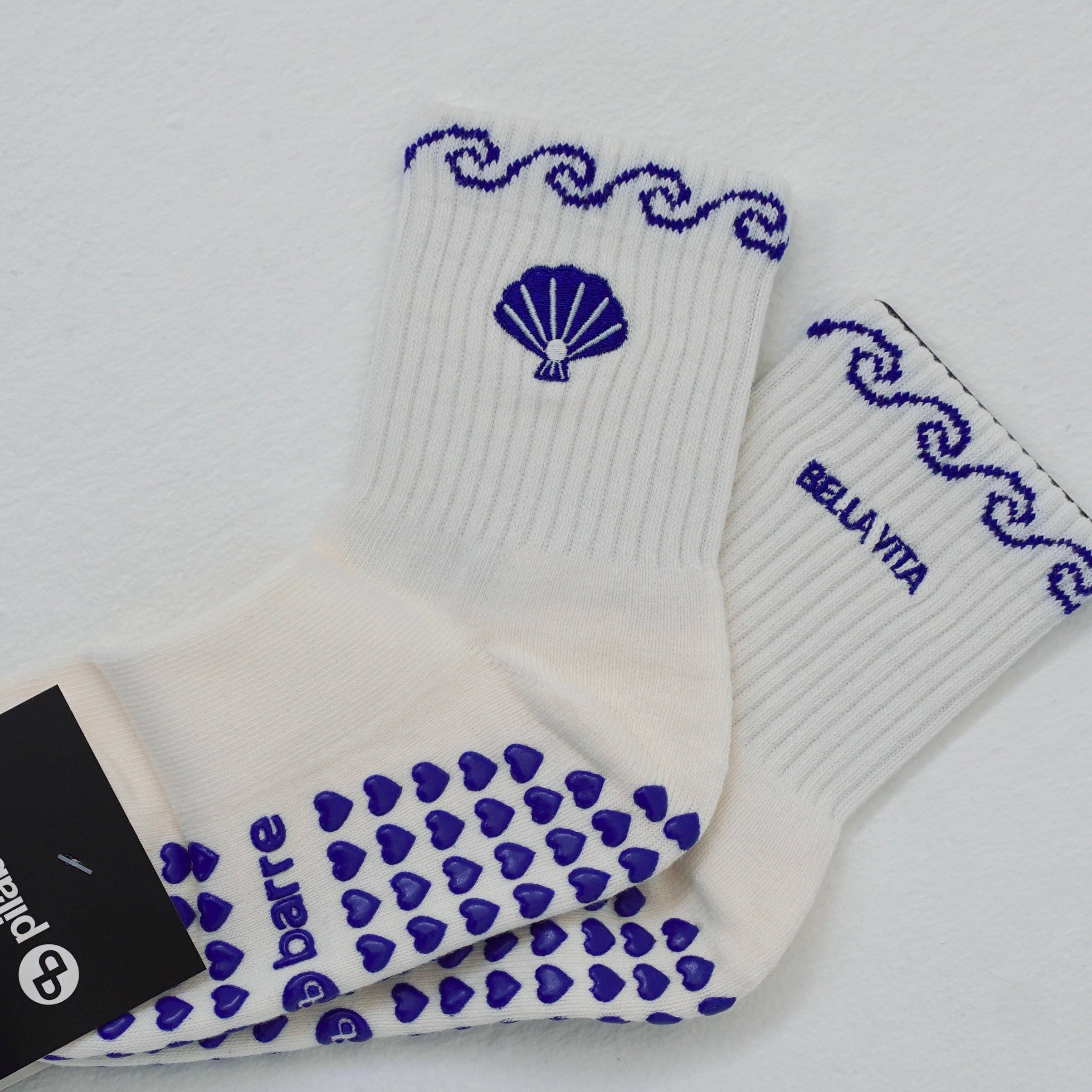 Sea Shell Grip Socks