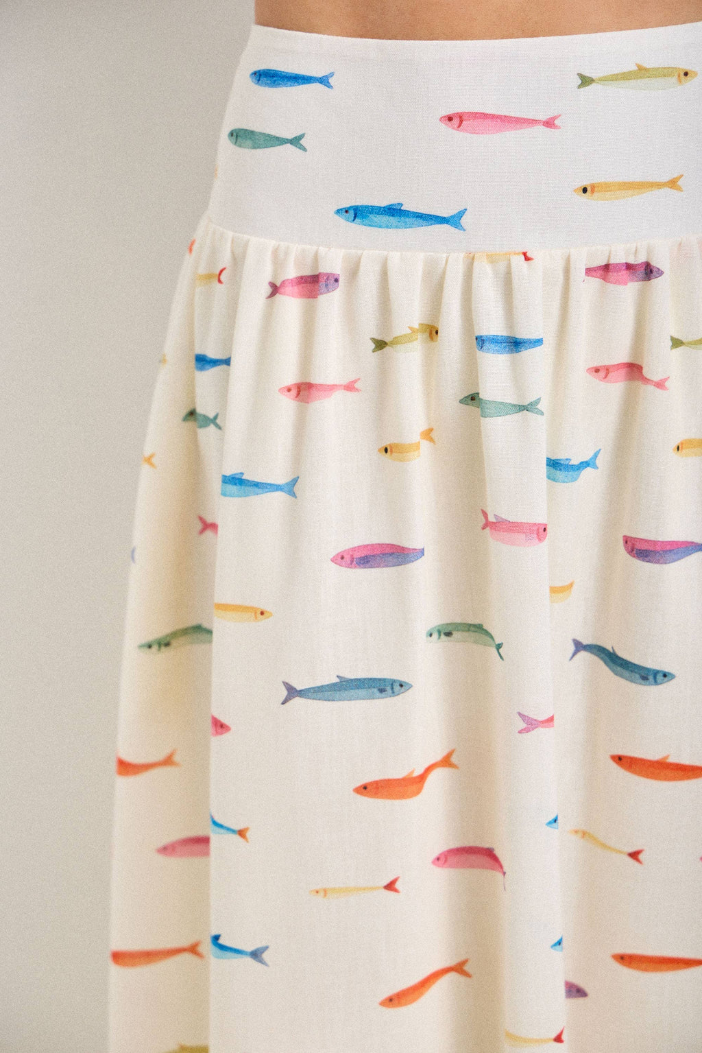 The Fish Market Midi Skirt