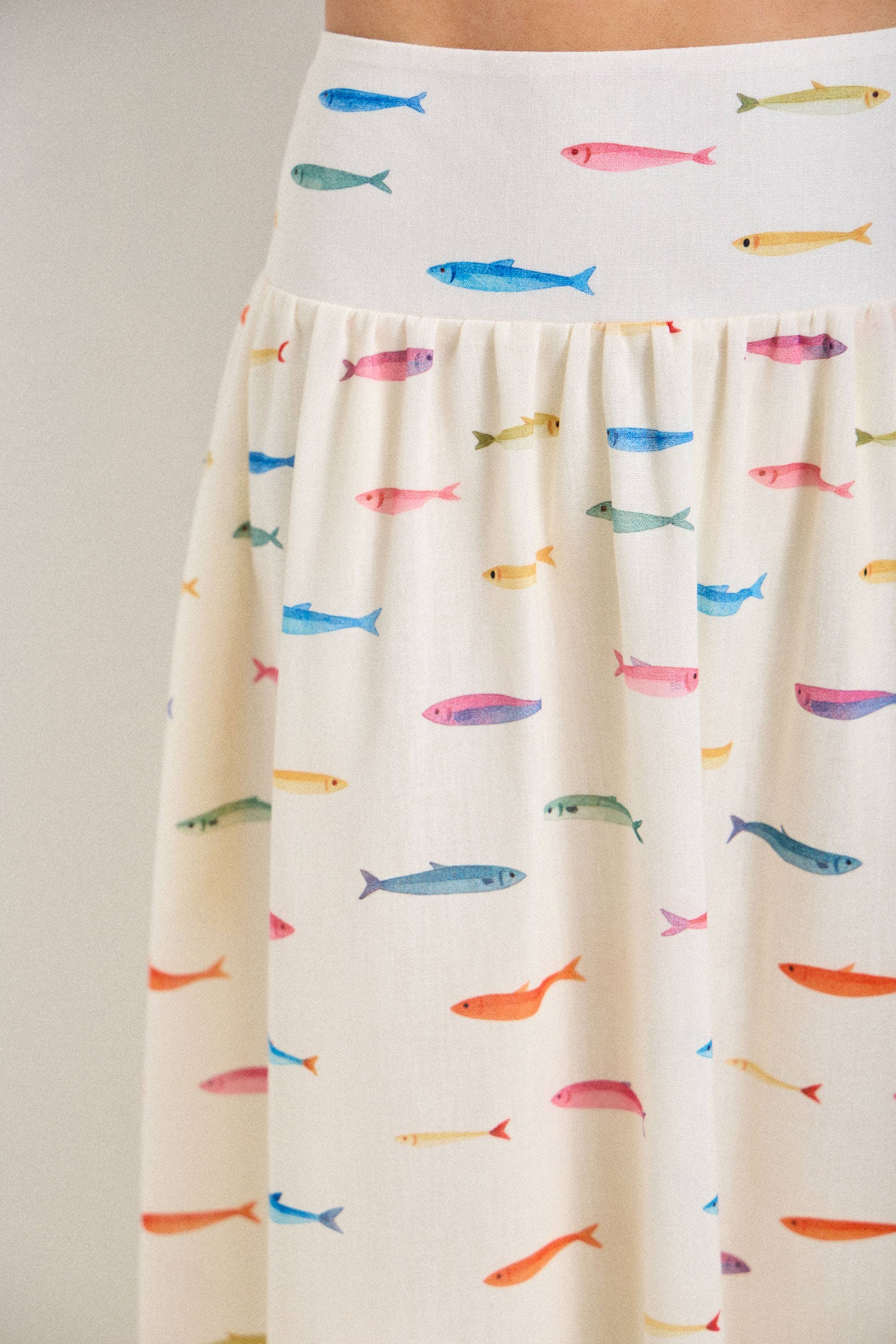 The Fish Market Midi Skirt