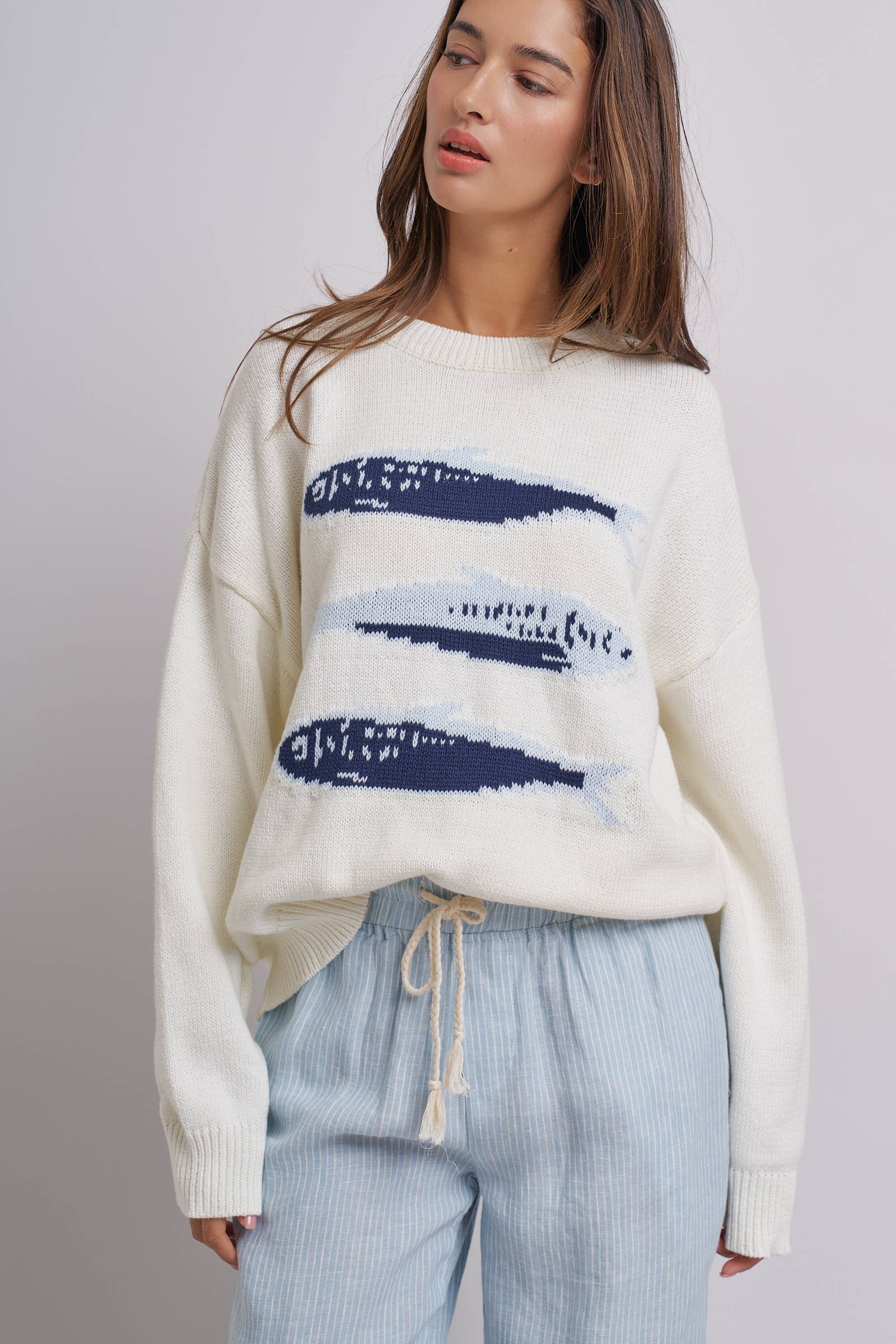 Off The Hook Knit Sweater