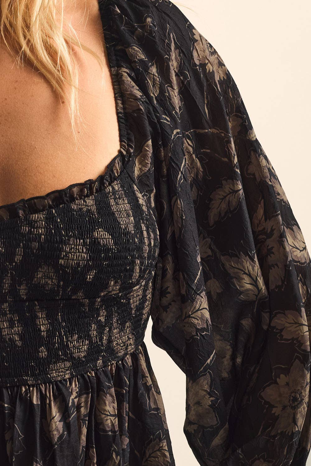 Wildflower Peplum Top