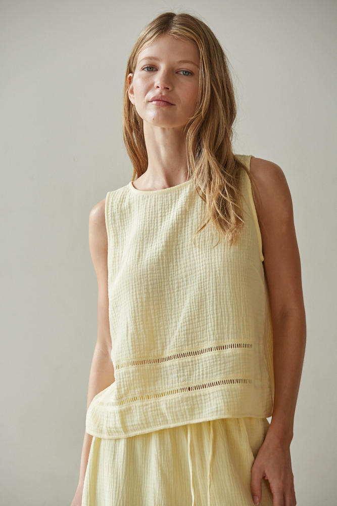 Lemon Solstice Top